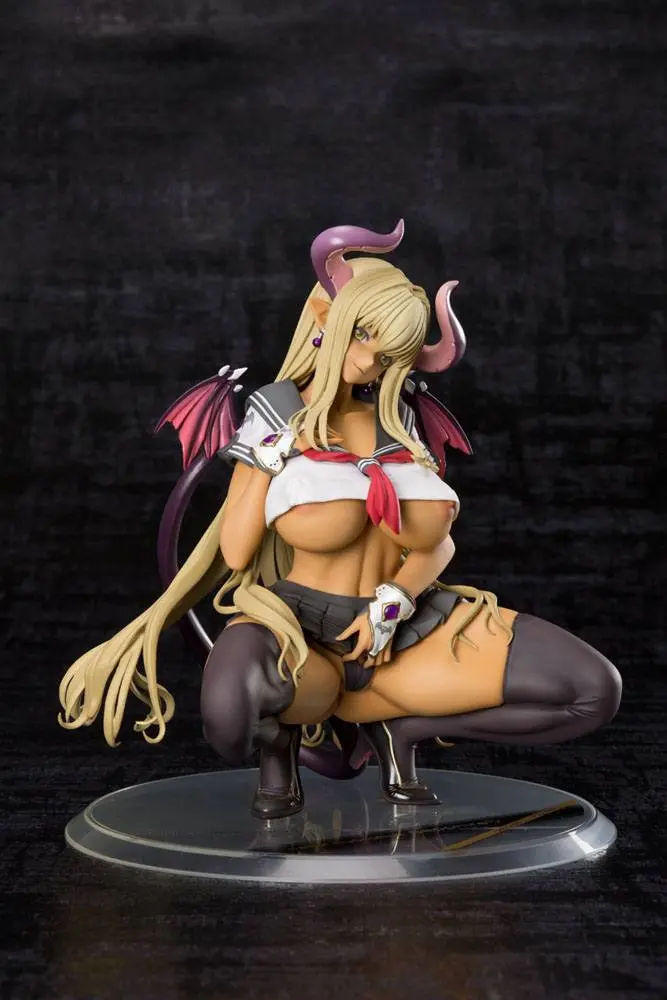 Comic Unreal Vol. 33 Cover Gal PVC Statue 1/6 Sailor Succubus Sapphire Poison Black (re-run) 18 cm product photo