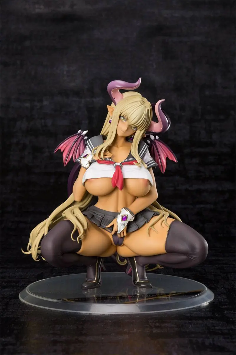 Comic Unreal Vol. 33 Cover Gal PVC Statue 1/6 Sailor Succubus Sapphire Poison Black (re-run) 18 cm product photo