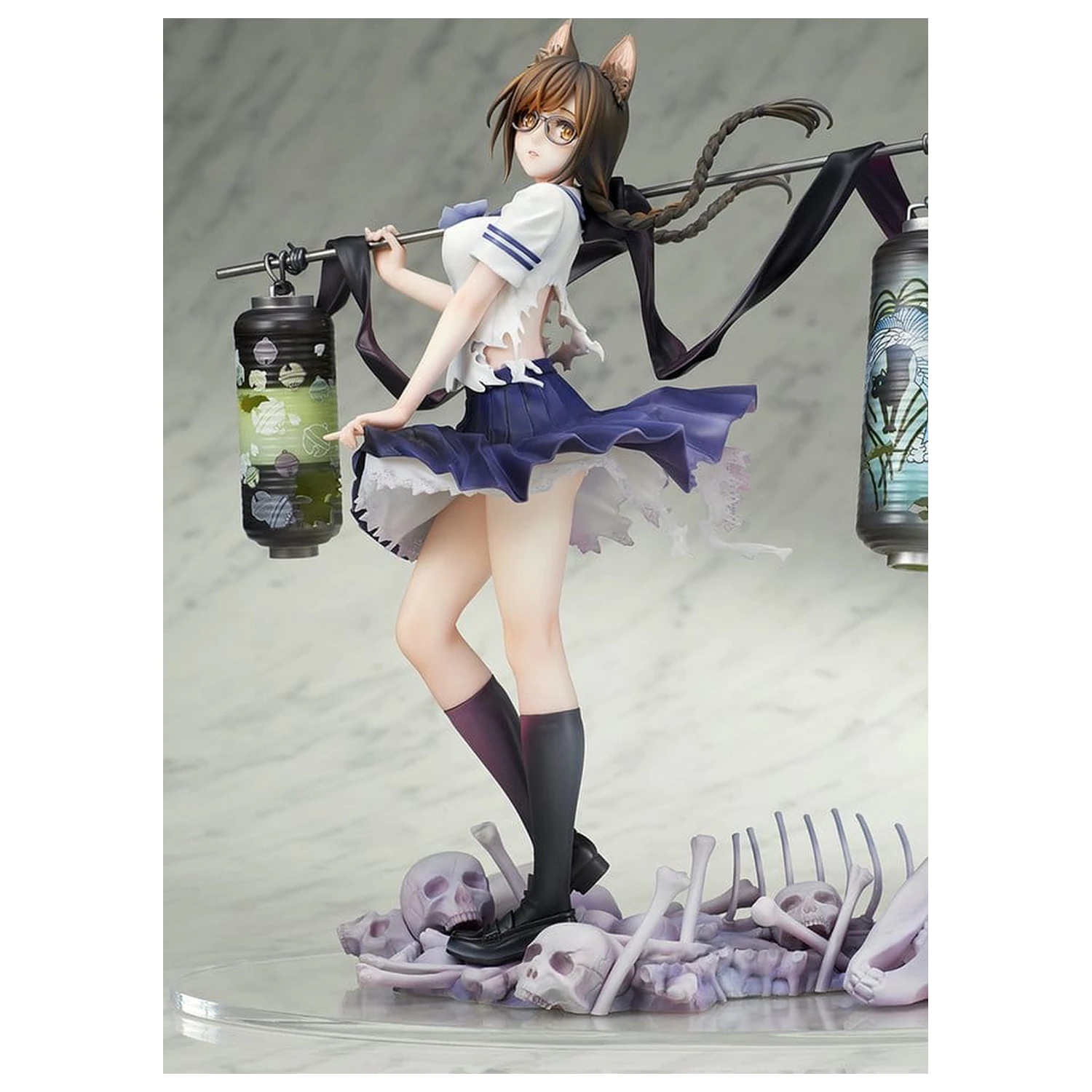 Comics Bakemonogatari PVC Figure 1/7 Tsubasa Hanekawa 26 cm product photo