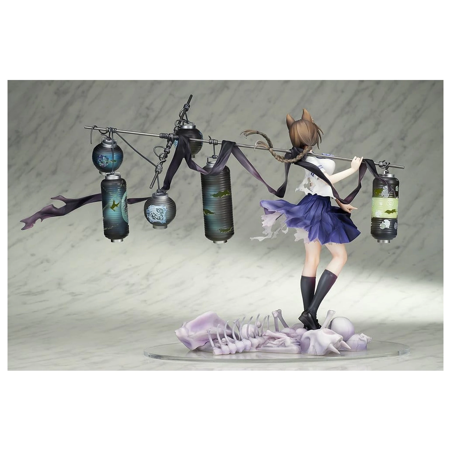 Comics Bakemonogatari PVC Figure 1/7 Tsubasa Hanekawa 26 cm product photo