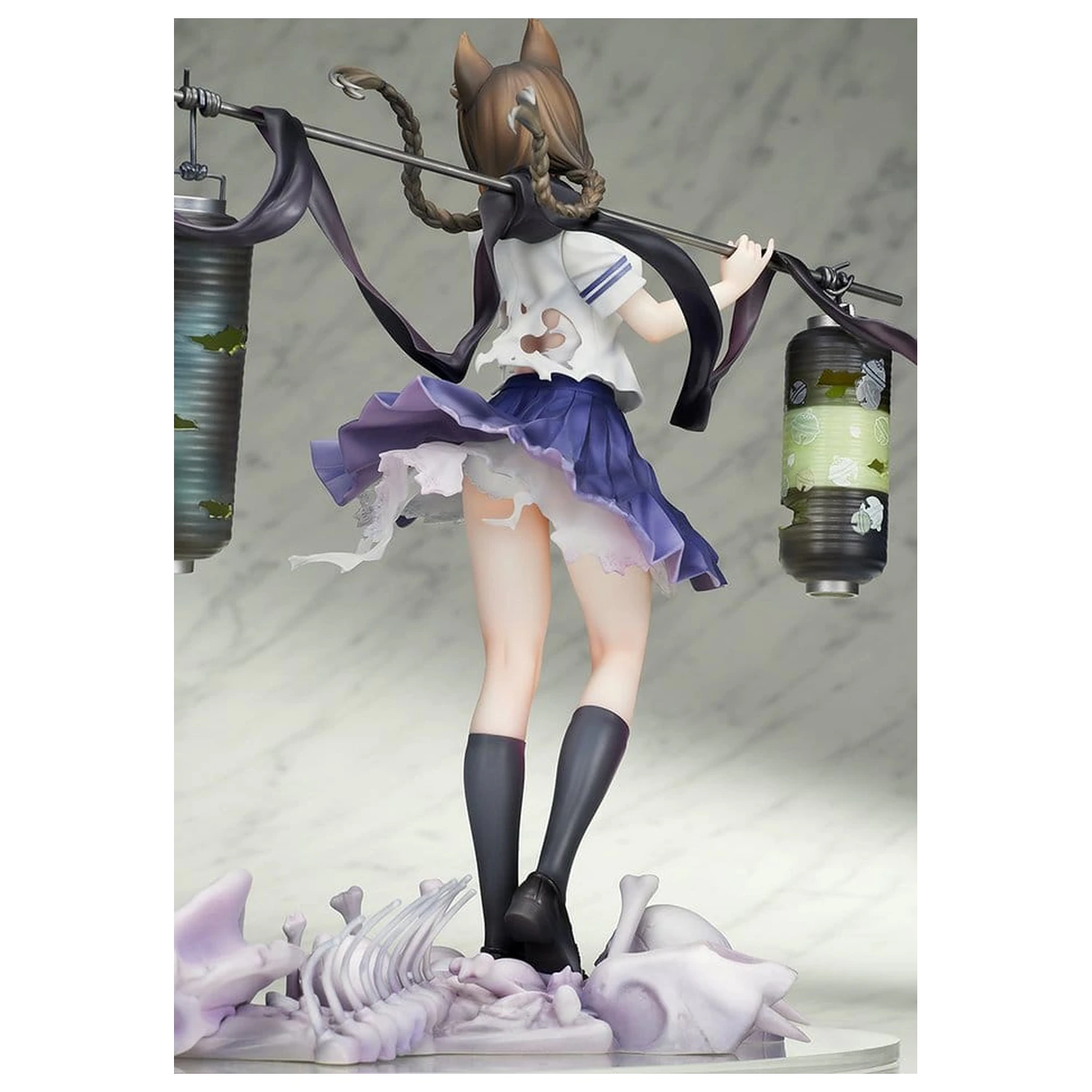 Comics Bakemonogatari PVC Figure 1/7 Tsubasa Hanekawa 26 cm product photo