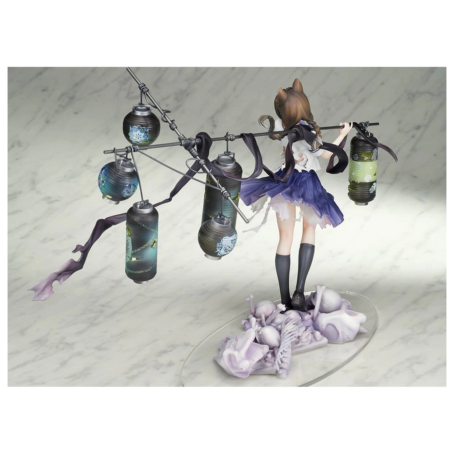 Comics Bakemonogatari PVC Figure 1/7 Tsubasa Hanekawa 26 cm product photo