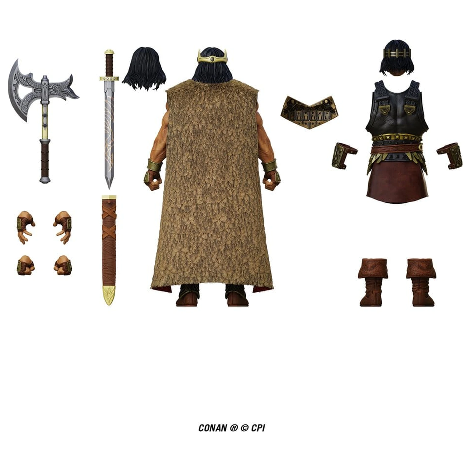 Conan Epic H.A.C.K.S. Action Figure 1/12 King Conan: Ruler of Aquilonia product photo