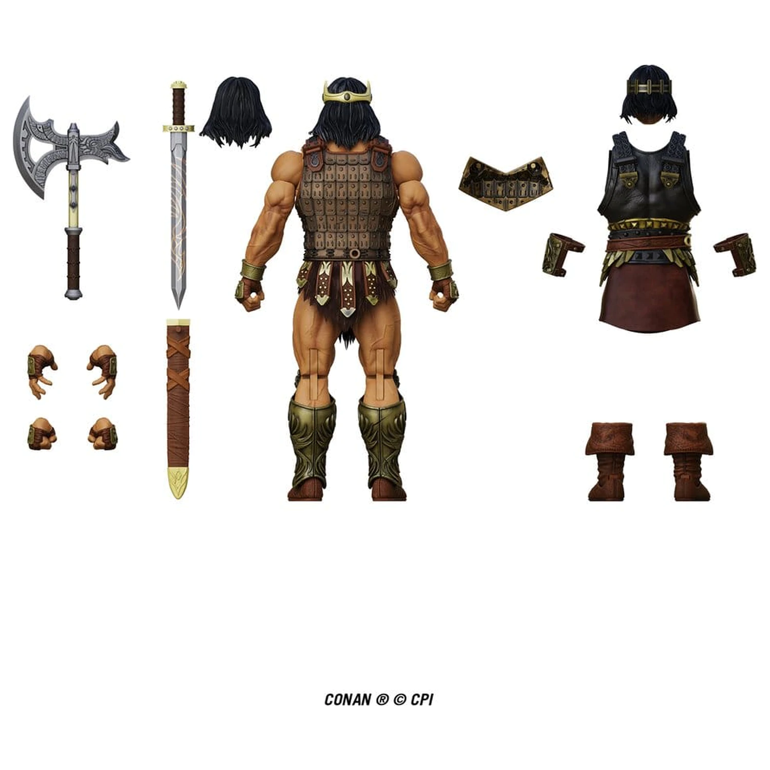 Conan Epic H.A.C.K.S. Action Figure 1/12 King Conan: Ruler of Aquilonia product photo