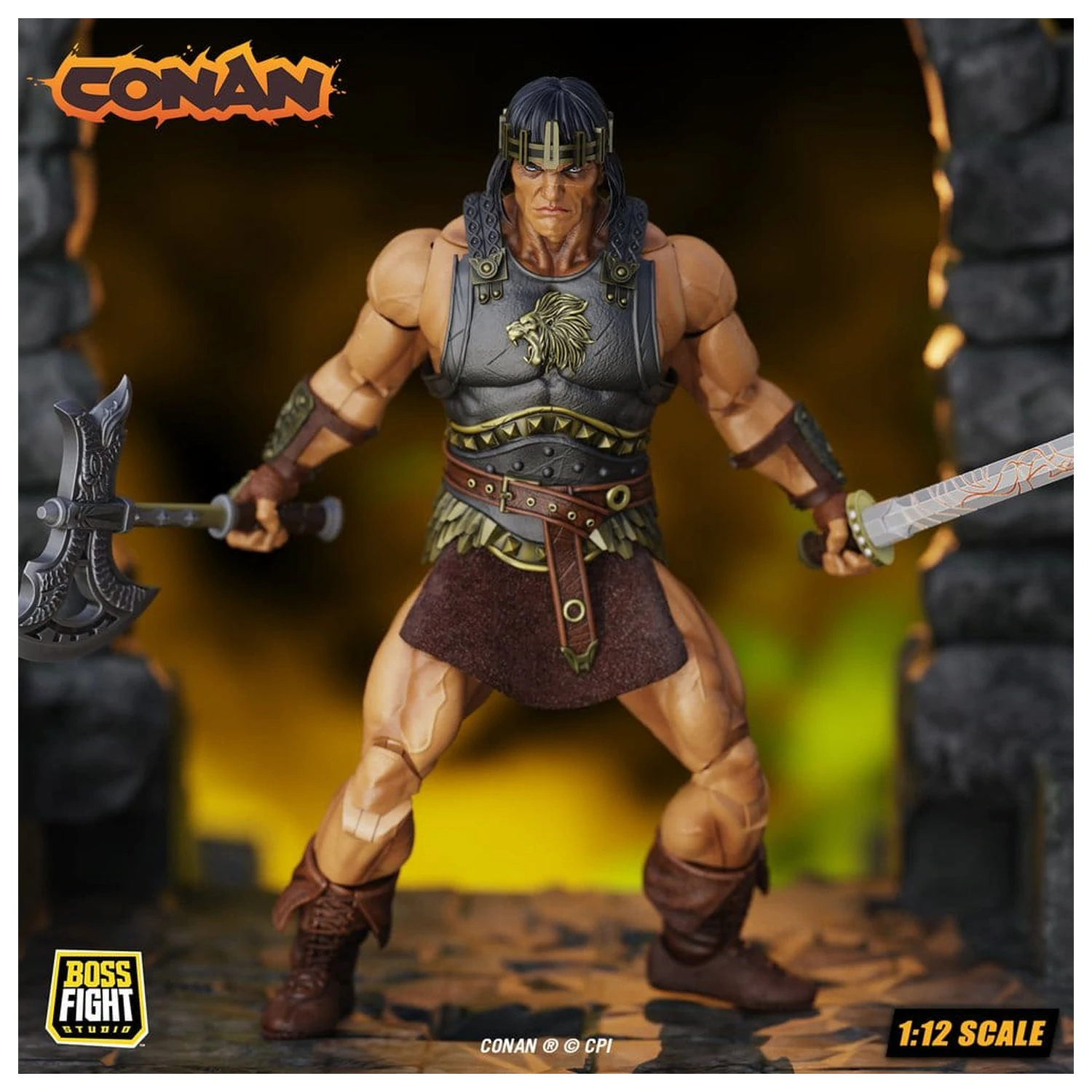 Conan Epic H.A.C.K.S. Action Figure 1/12 King Conan: Ruler of Aquilonia product photo