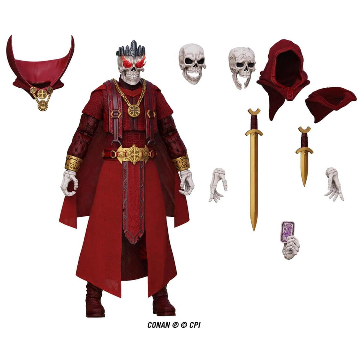 Conan Epic H.A.C.K.S. Action Figure 1/12 Thulsa Doom: Undead Sorcerer product photo