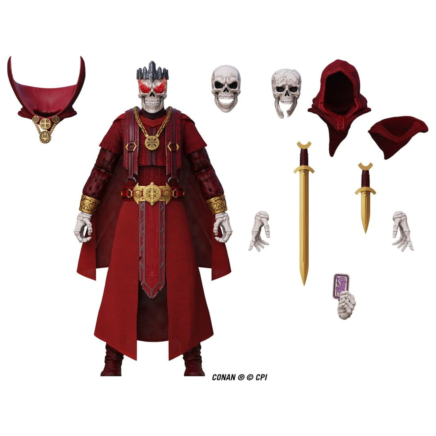Conan Epic H.A.C.K.S. Action Figure 1/12 Thulsa Doom: Undead Sorcerer product photo