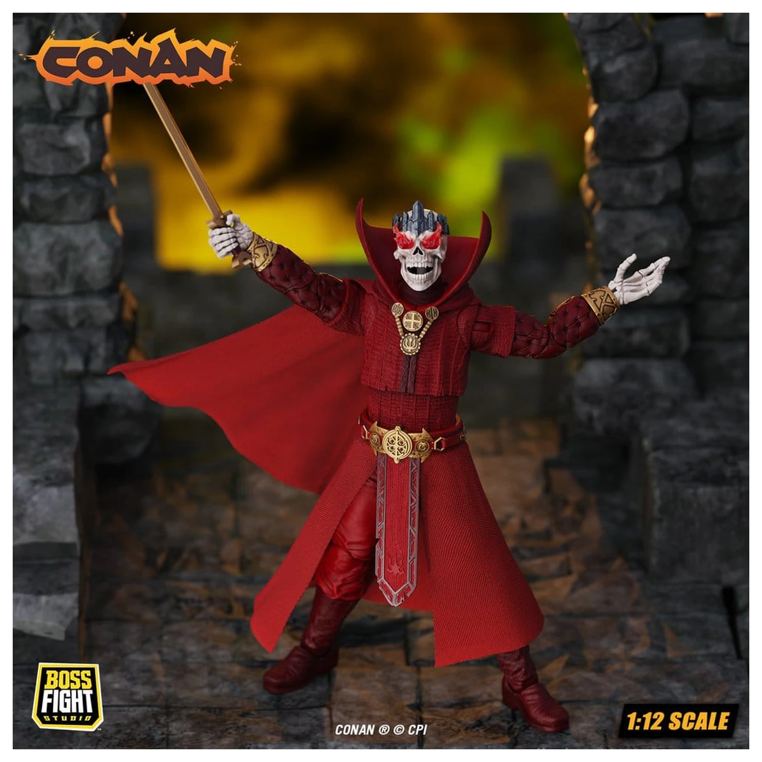 Conan Epic H.A.C.K.S. Action Figure 1/12 Thulsa Doom: Undead Sorcerer product photo