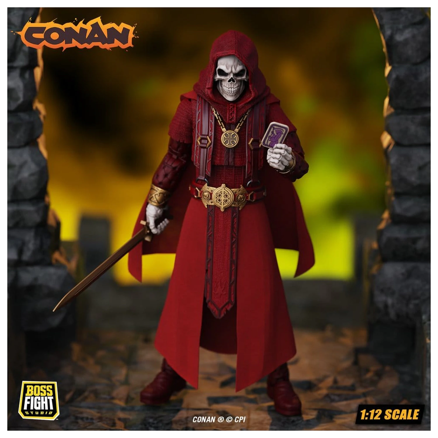 Conan Epic H.A.C.K.S. Action Figure 1/12 Thulsa Doom: Undead Sorcerer product photo