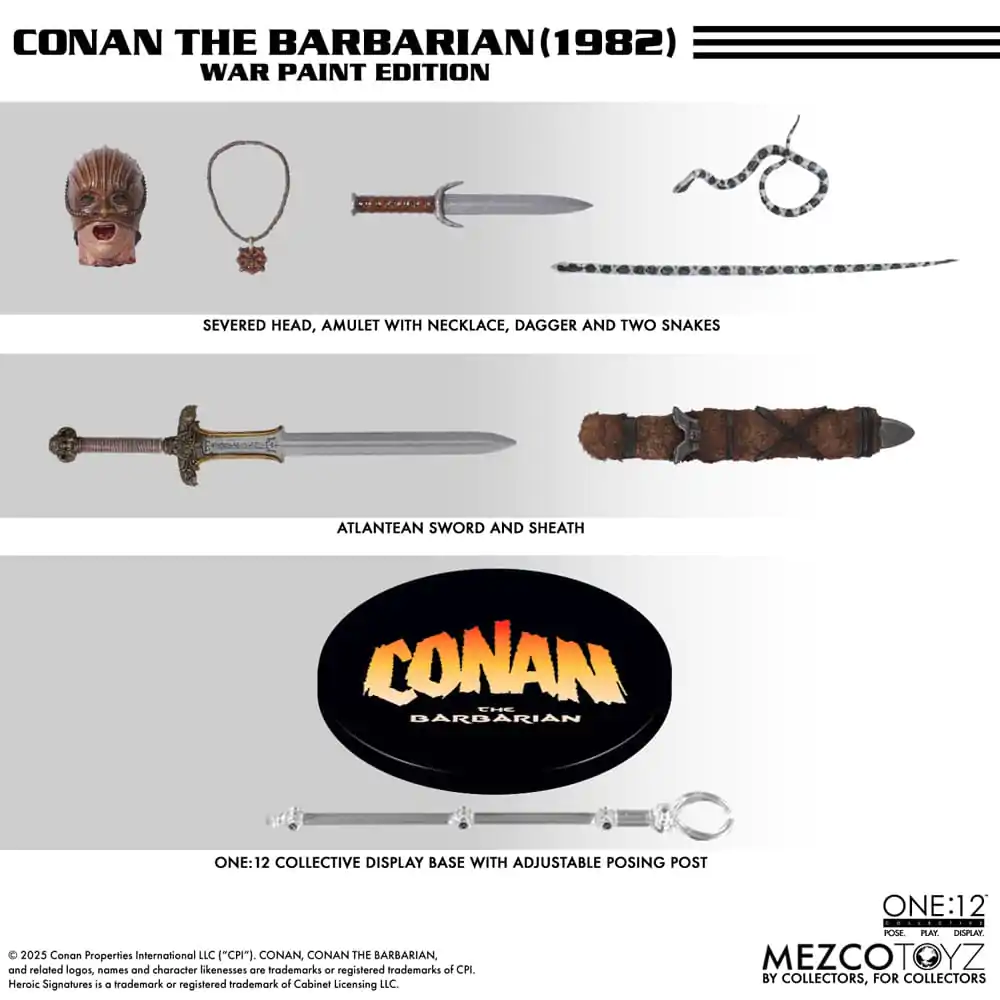 Conan the Barbarian Action Figure 1/12 Conan (1982) 16 cm product photo