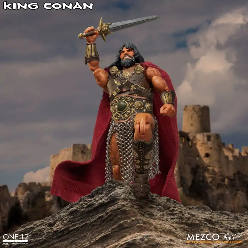 Conan the Barbarian Action Figure 1/12 King Conan 17 cm termékfotó