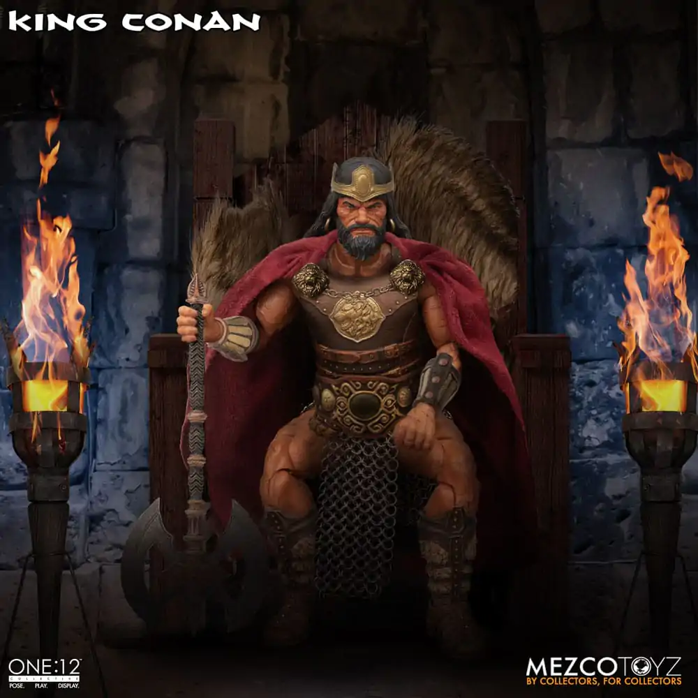 Conan the Barbarian Action Figure 1/12 King Conan 17 cm termékfotó