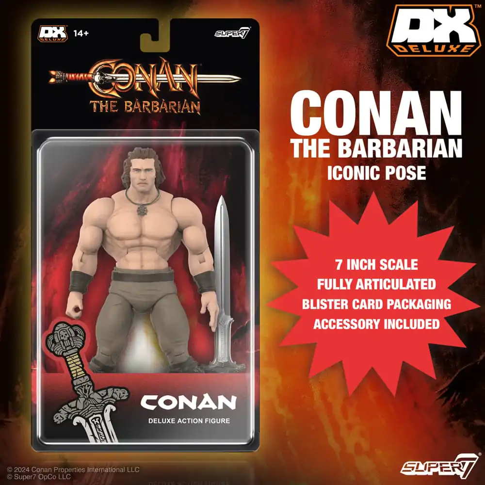 Conan the Barbarian 1982 Deluxe Action Figure Conan Iconic Pose 18 cm termékfotó