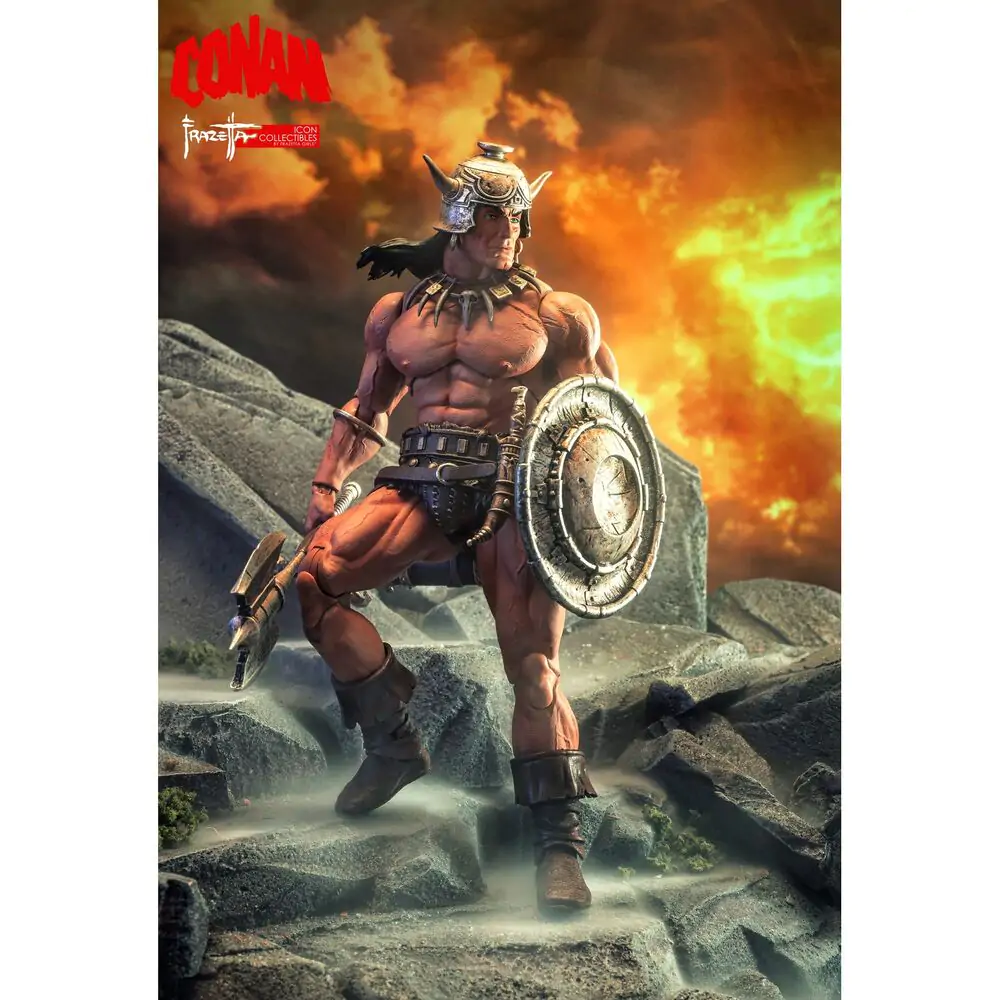 Conan the Barbarian Frazetta Icon figure 17cm product photo