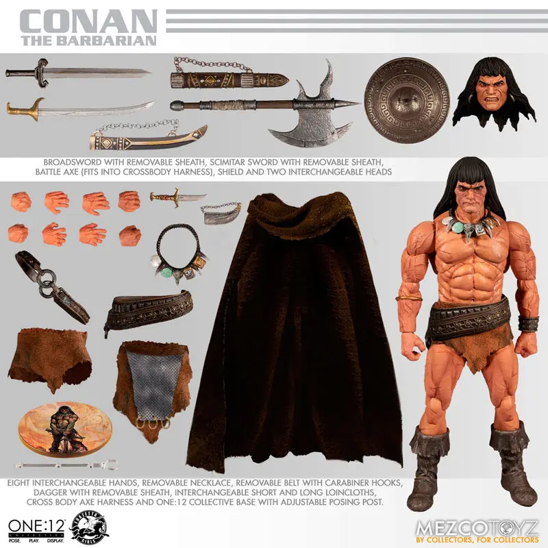 Conan the Barbarian Action Figure 1/12 Conan 17 cm product photo