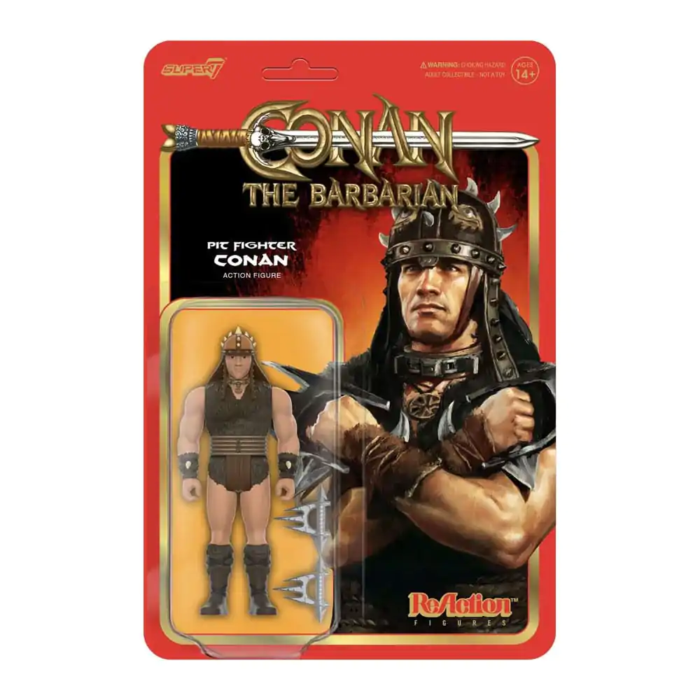 Conan the Barbarian ReAction Action Figure Wave 01 Pit Fighter Conan 10 cm termékfotó