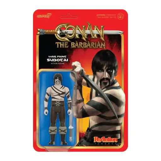 Conan The Barbarian ReAction Action Figure Wave 02 Subotai (War Paint) 10 cm termékfotó