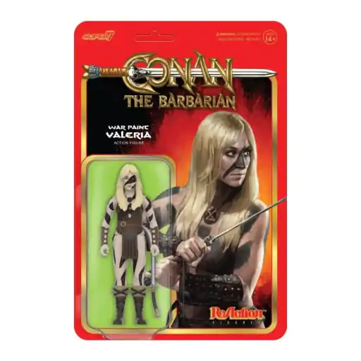 Conan The Barbarian ReAction Action Figure Wave 02 Valeria (War Paint) 10 cm product photo