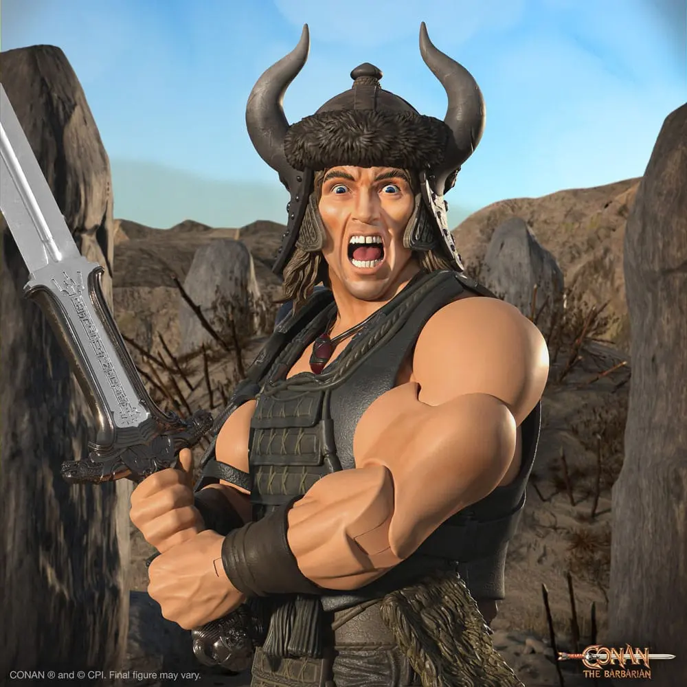 Conan the Barbarian Ultimates Action Figure Conan (Battle of the  Mounds) 18 cm termékfotó