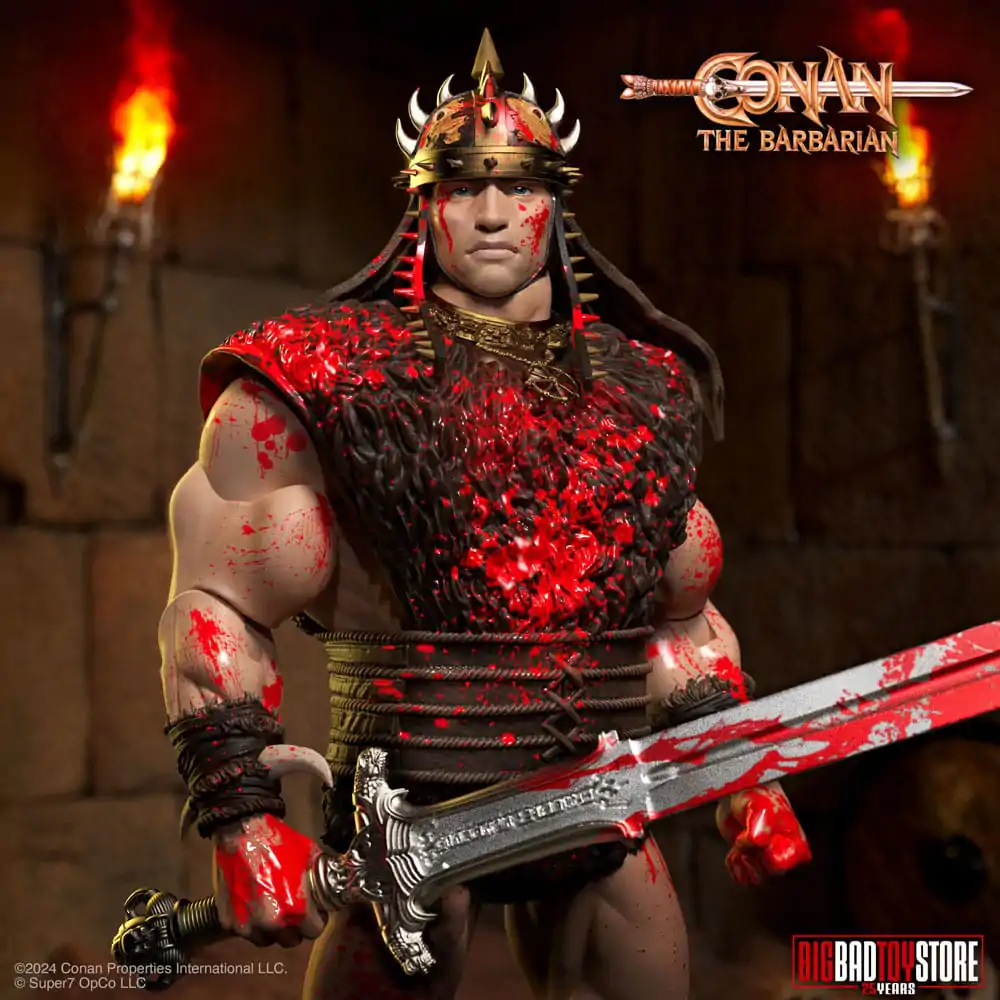 Conan the Barbarian Ultimates Action Figure Conan Blood Soaked Pit Fighter 18 cm product photo