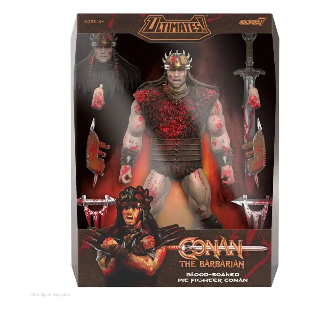 Conan the Barbarian Ultimates Action Figure Conan Blood Soaked Pit Fighter 18 cm product photo