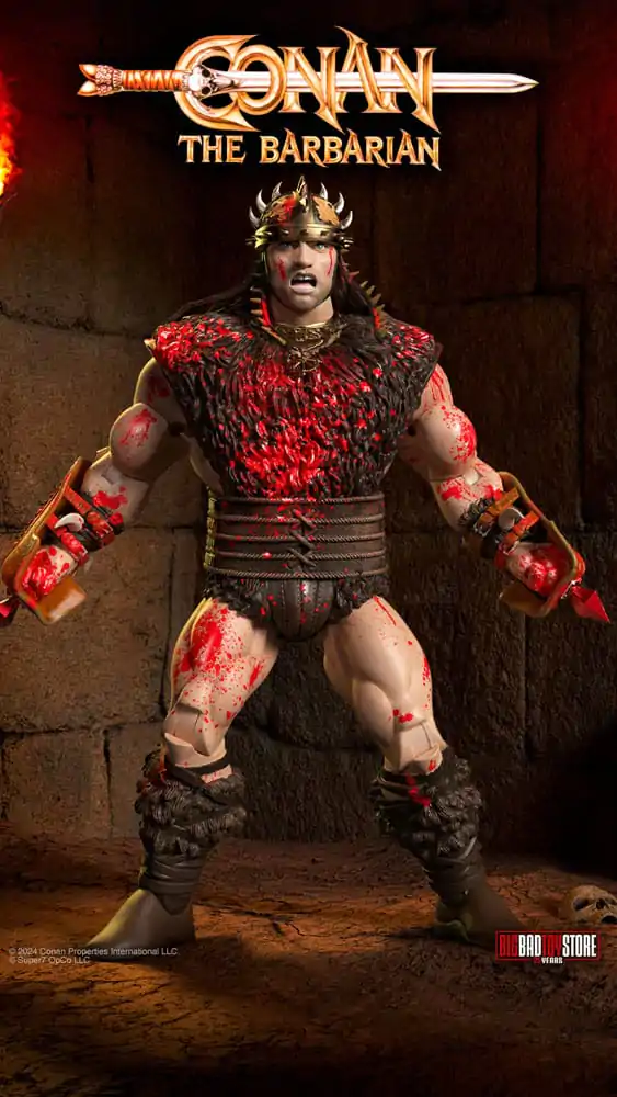 Conan the Barbarian Ultimates Action Figure Conan Blood Soaked Pit Fighter 18 cm product photo