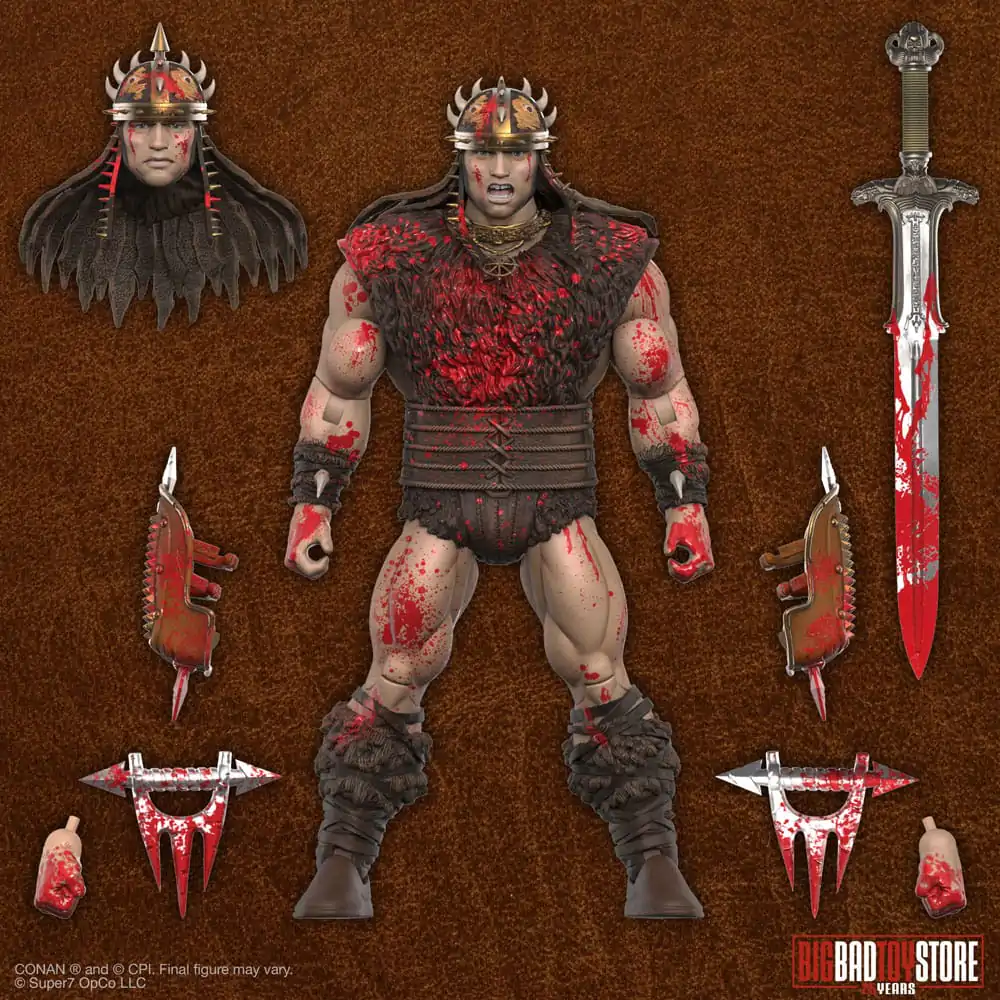 Conan the Barbarian Ultimates Action Figure Conan Blood Soaked Pit Fighter 18 cm product photo