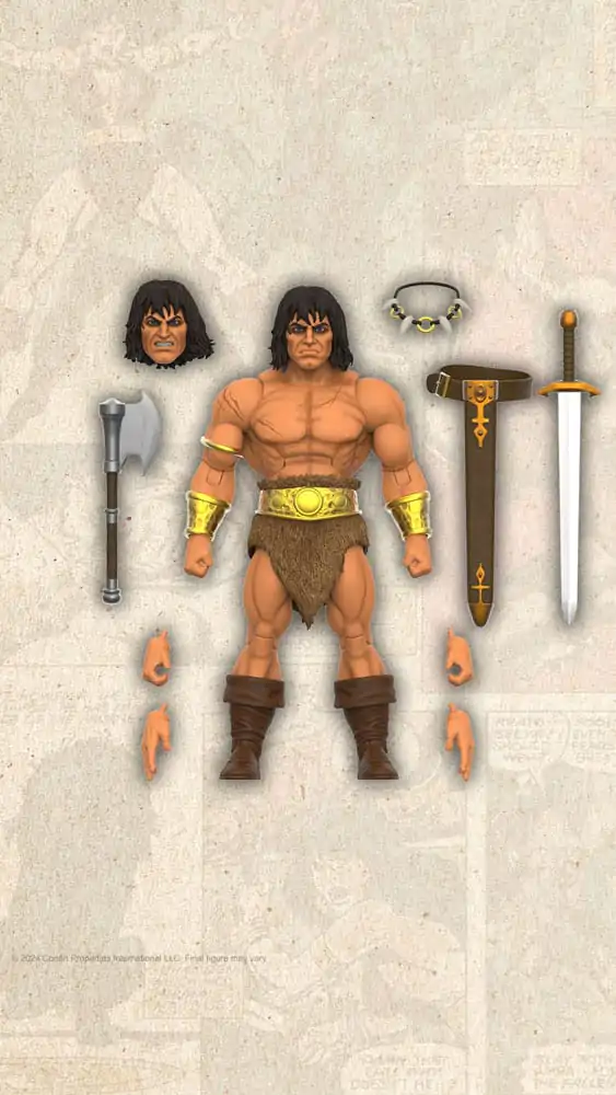 Conan the Barbarian Ultimates Action Figure Conan The Barbarian 18 cm termékfotó