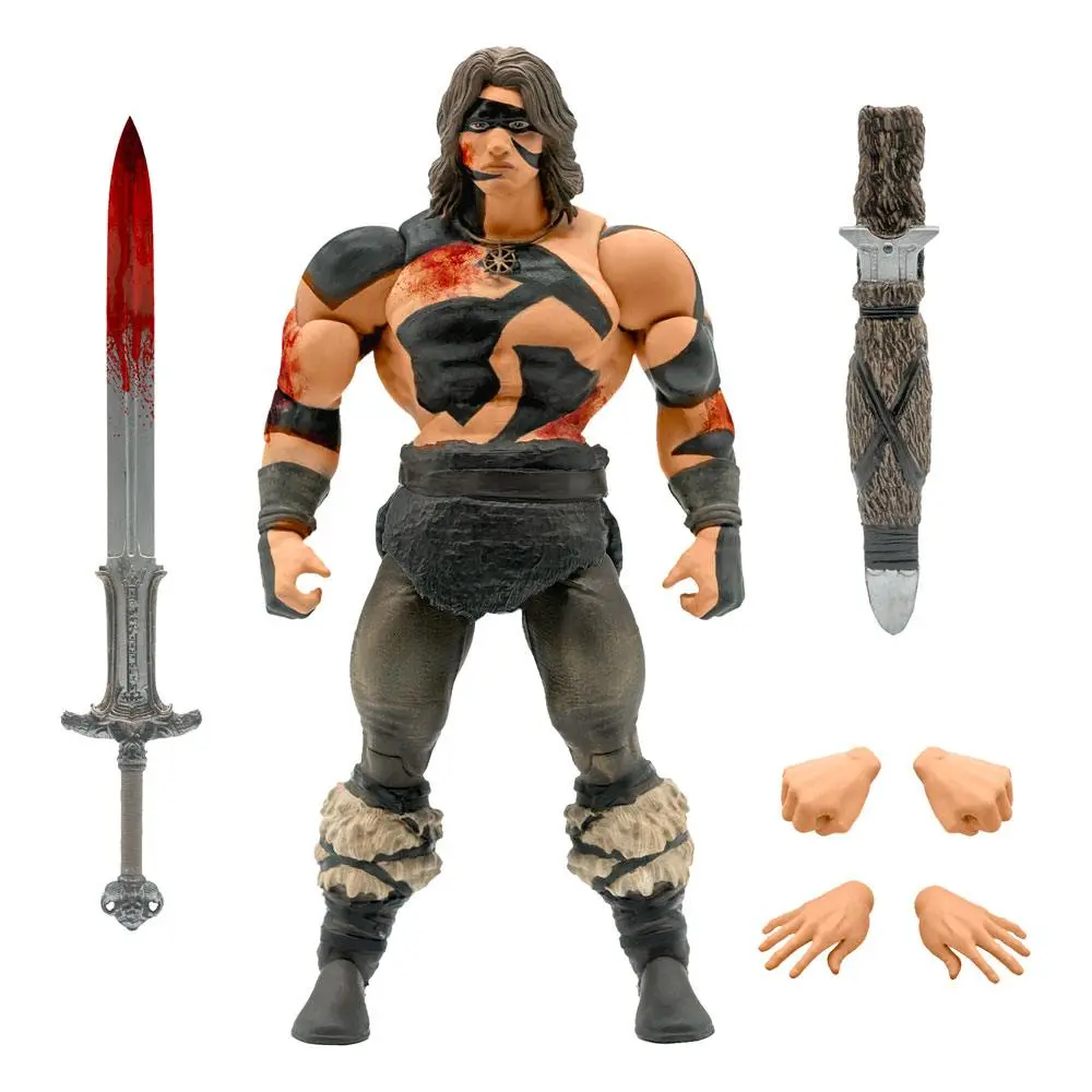 Conan the Barbarian Ultimates Action Figure Conan War Paint Conan 18 cm product photo