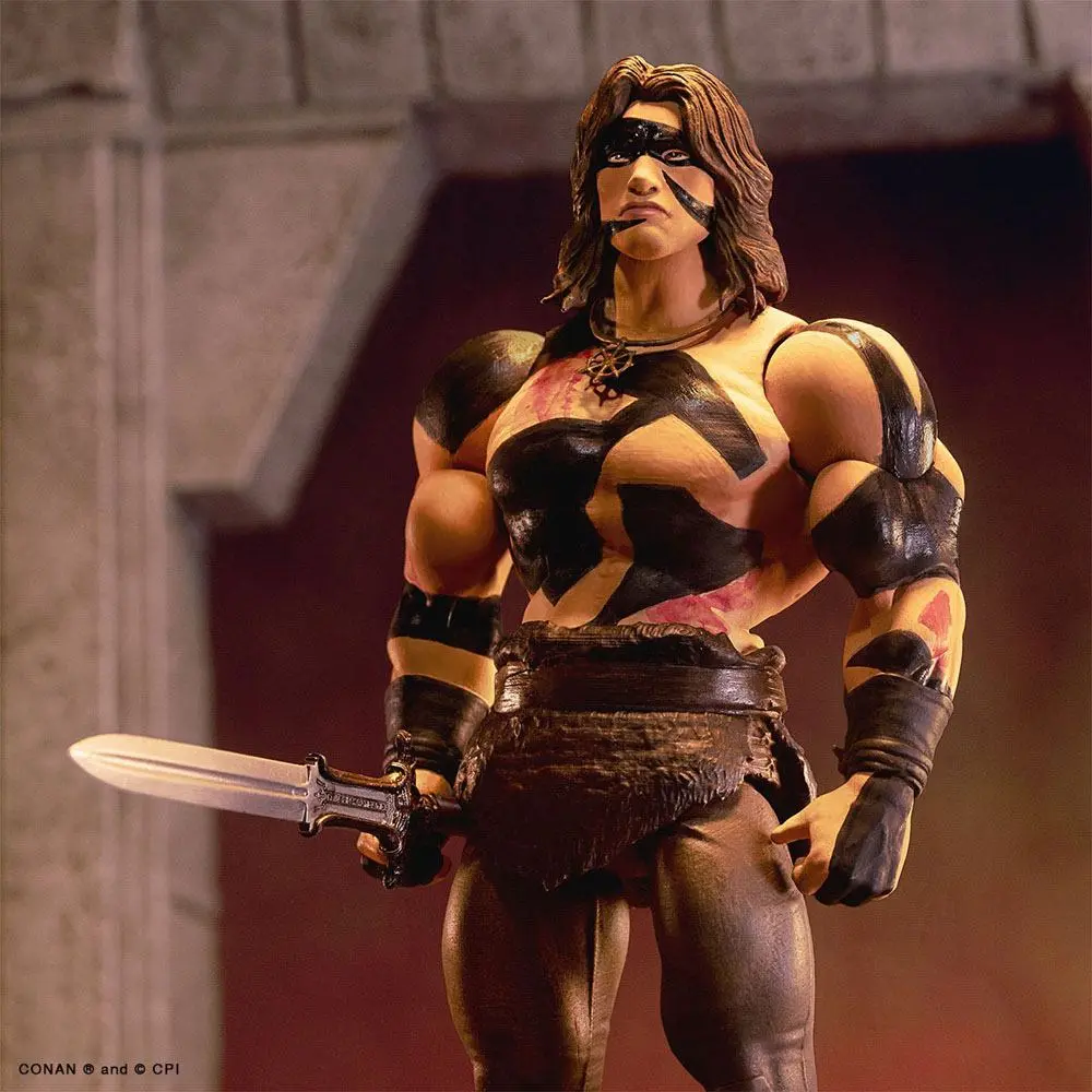 Conan the Barbarian Ultimates Action Figure Conan War Paint Conan 18 cm product photo