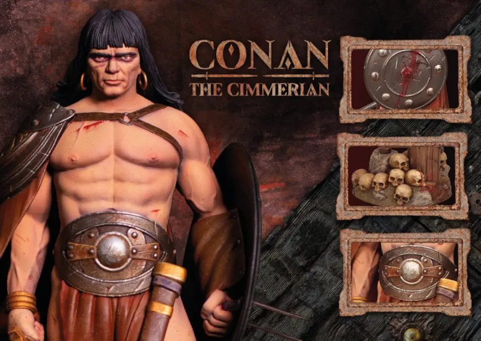 Conan The Cimmerier PVC Statue 1/10 Sanjulián 23 cm product photo