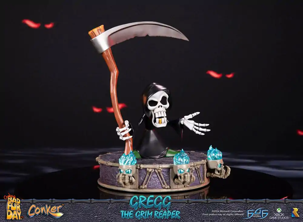 Conker: Conker's Bad Fur Day Statue Gregg the Grim Reaper 36 cm product photo