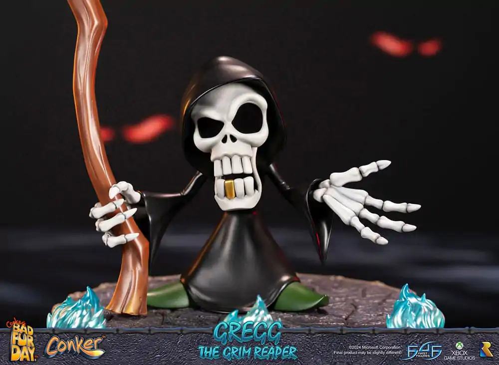 Conker: Conker's Bad Fur Day Statue Gregg the Grim Reaper 36 cm product photo