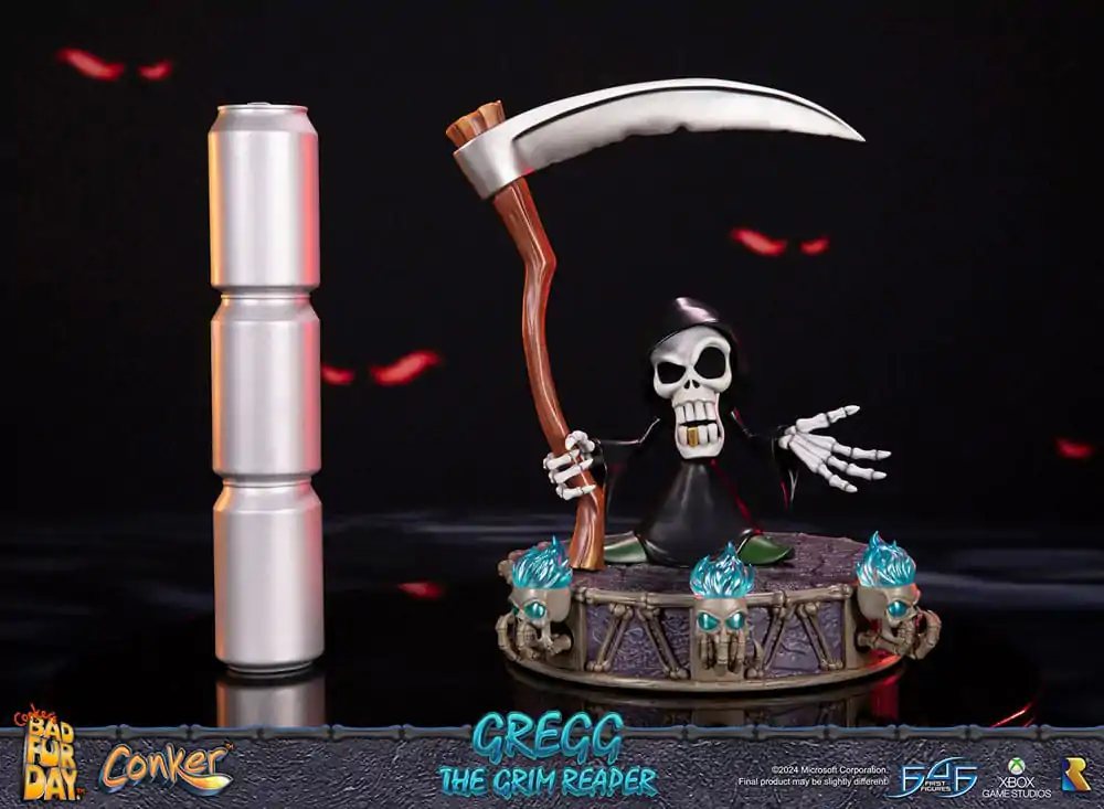 Conker: Conker's Bad Fur Day Statue Gregg the Grim Reaper 36 cm product photo