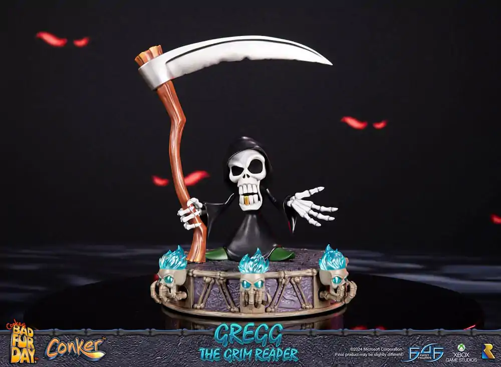 Conker: Conker's Bad Fur Day Statue Gregg the Grim Reaper 36 cm product photo