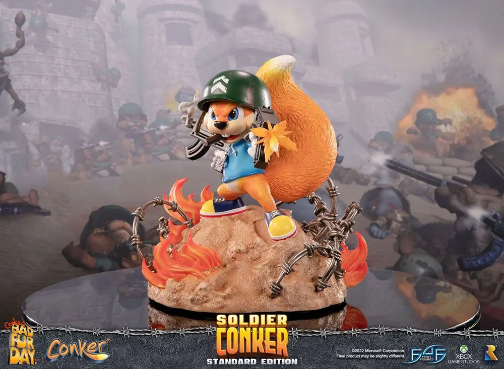 Conker: Conker's Bad Fur Day Statue Soldier Conker 33 cm product photo