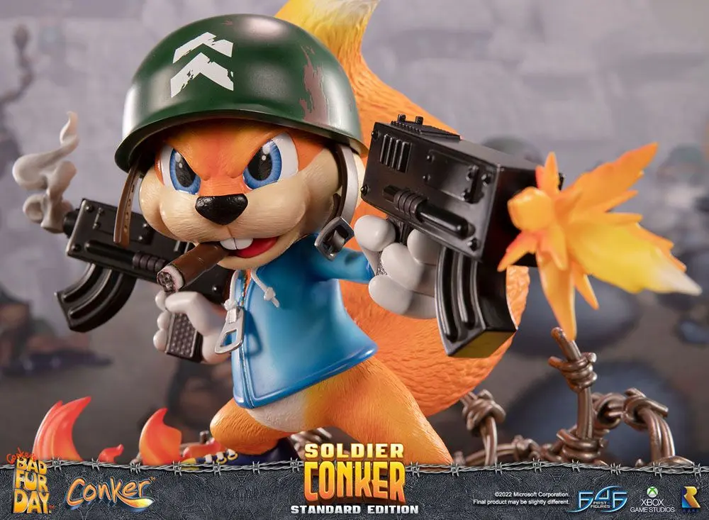 Conker: Conker's Bad Fur Day Statue Soldier Conker 33 cm product photo
