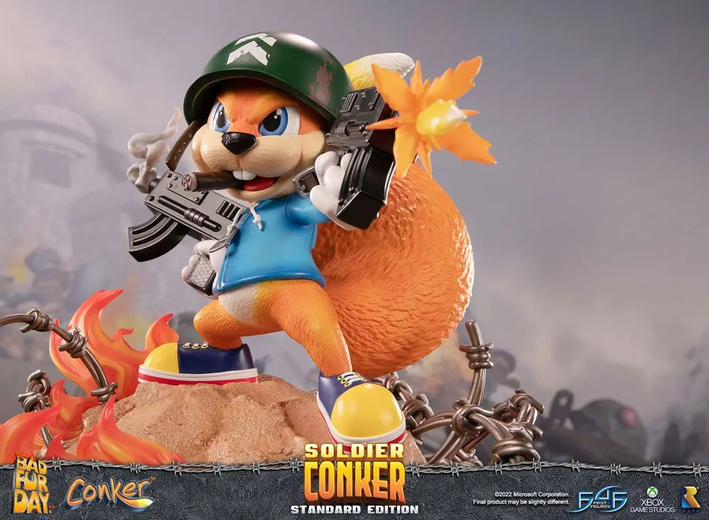 Conker: Conker's Bad Fur Day Statue Soldier Conker 33 cm product photo