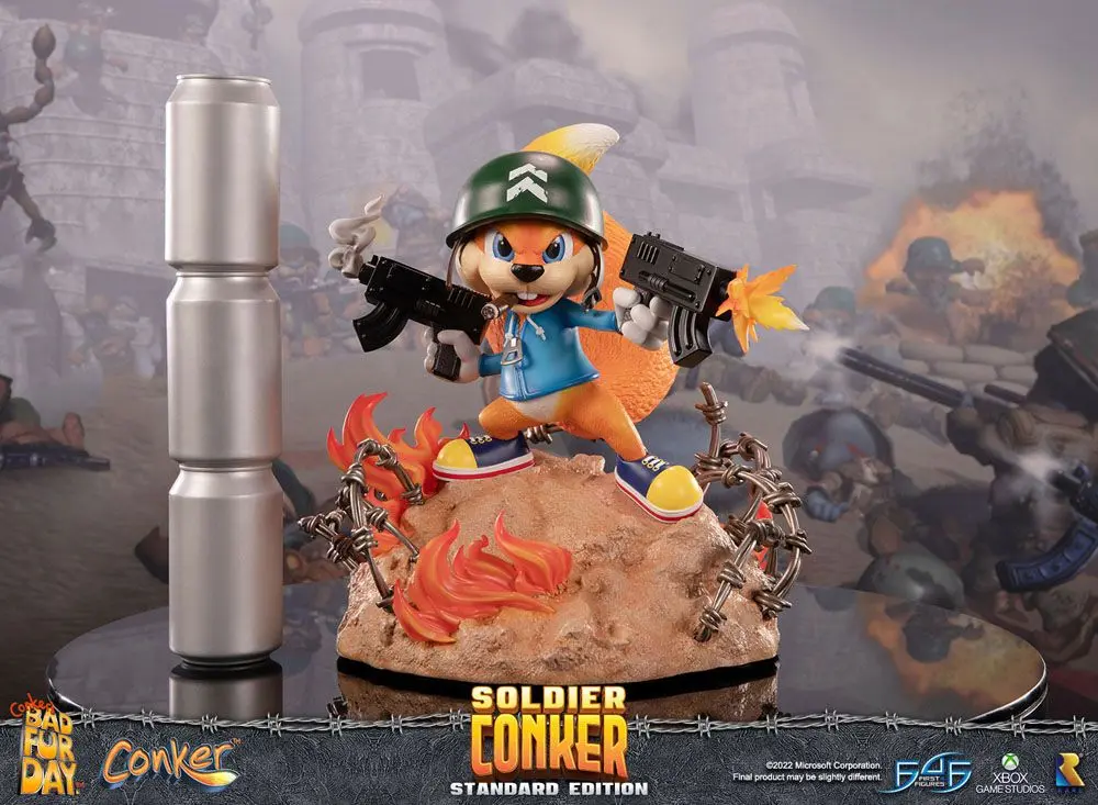 Conker: Conker's Bad Fur Day Statue Soldier Conker 33 cm product photo