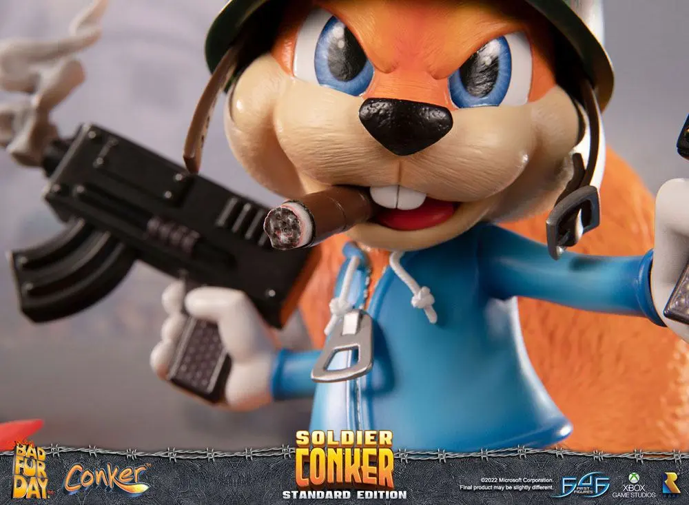 Conker: Conker's Bad Fur Day Statue Soldier Conker 33 cm product photo