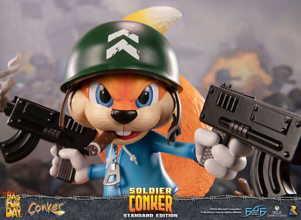 Conker: Conker's Bad Fur Day Statue Soldier Conker 33 cm product photo