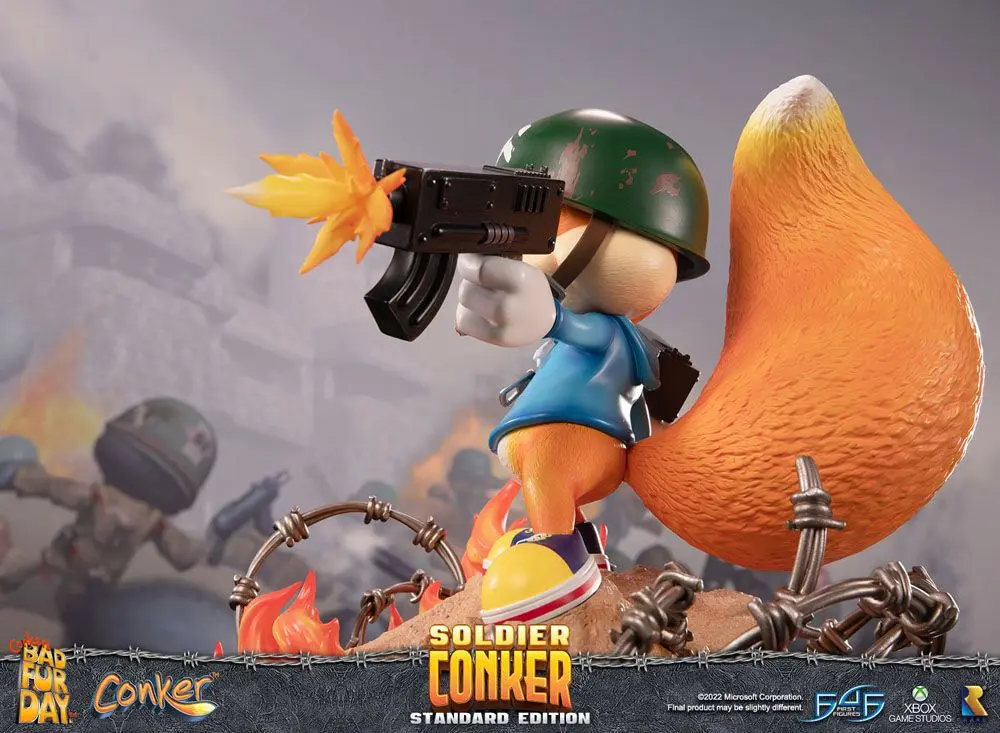 Conker: Conker's Bad Fur Day Statue Soldier Conker 33 cm product photo