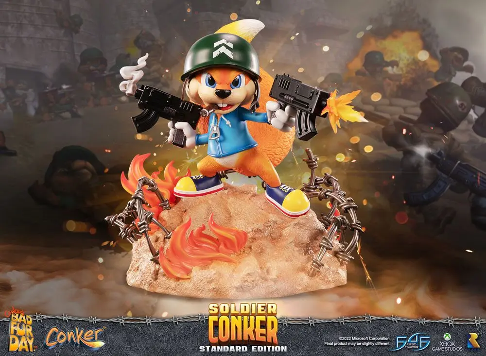 Conker: Conker's Bad Fur Day Statue Soldier Conker 33 cm product photo