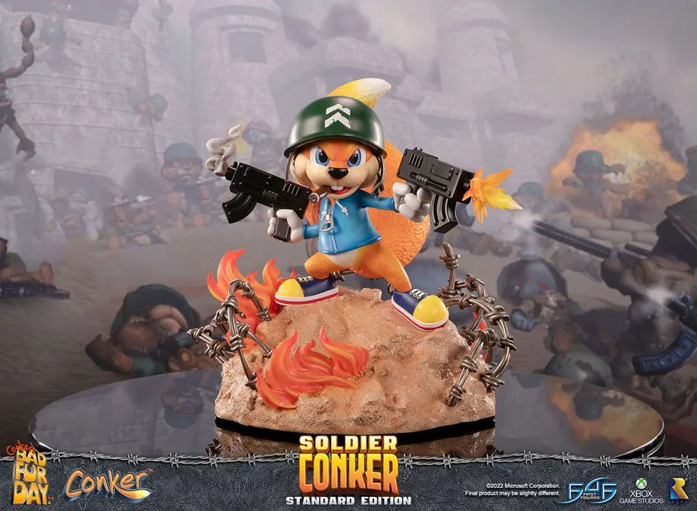 Conker: Conker's Bad Fur Day Statue Soldier Conker 33 cm product photo