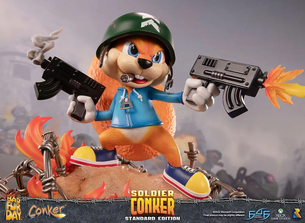 Conker: Conker's Bad Fur Day Statue Soldier Conker 33 cm product photo