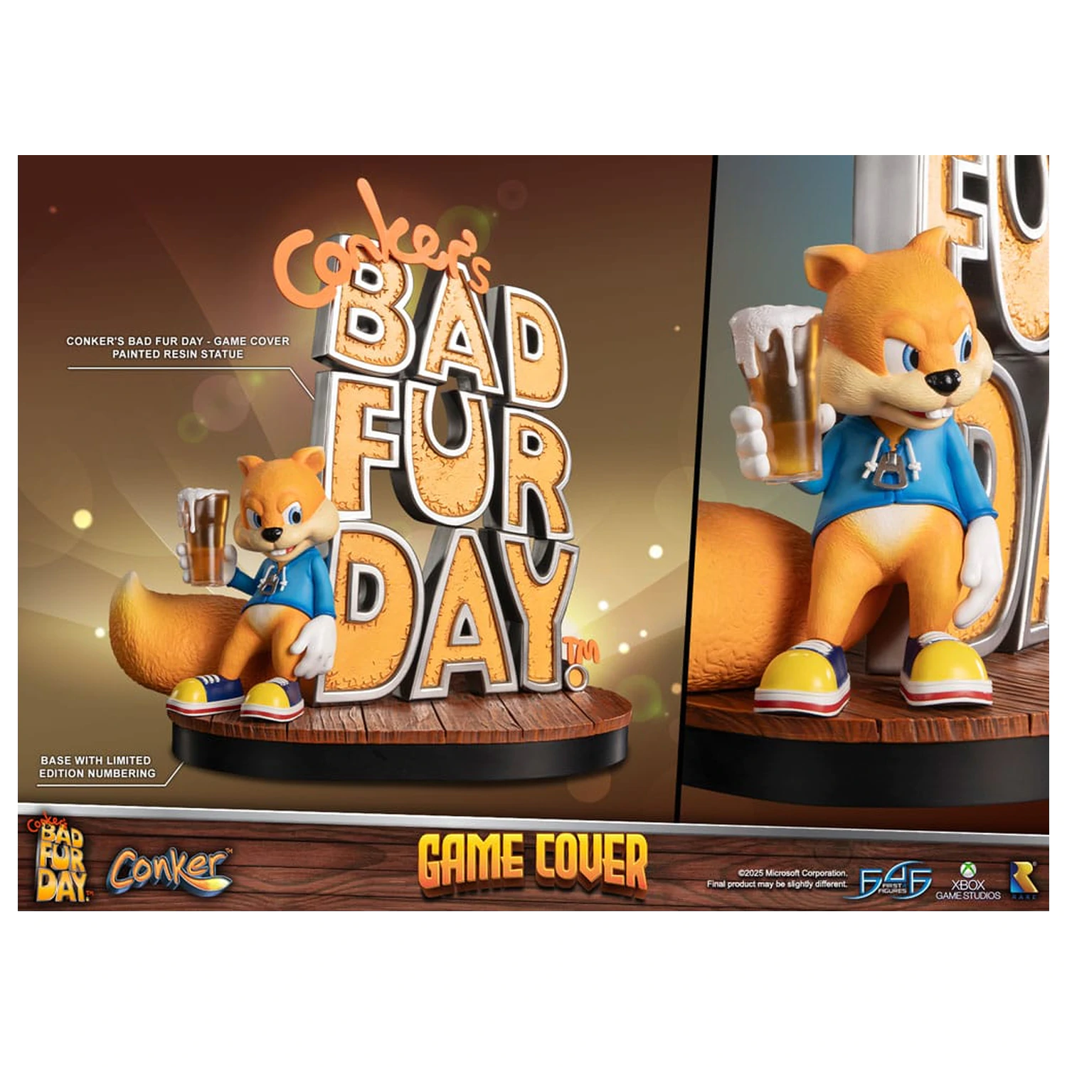Conker´s Bad Fur Day Statue Game Cover Exclusive Edition 45 cm product photo