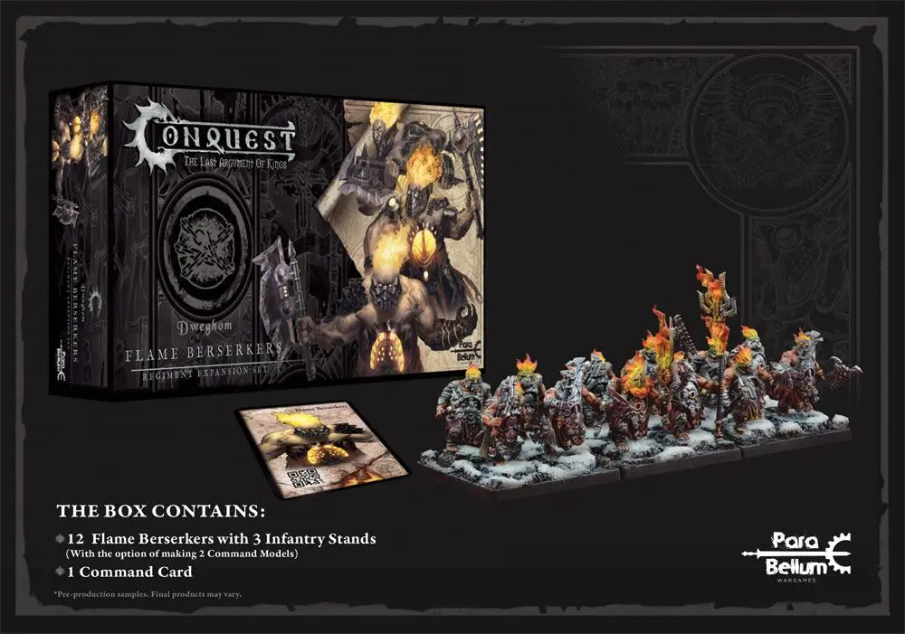 Conquest: The Last Argument of Kings Miniatures 12-Pack Dweghom: Flame Berserkers product photo