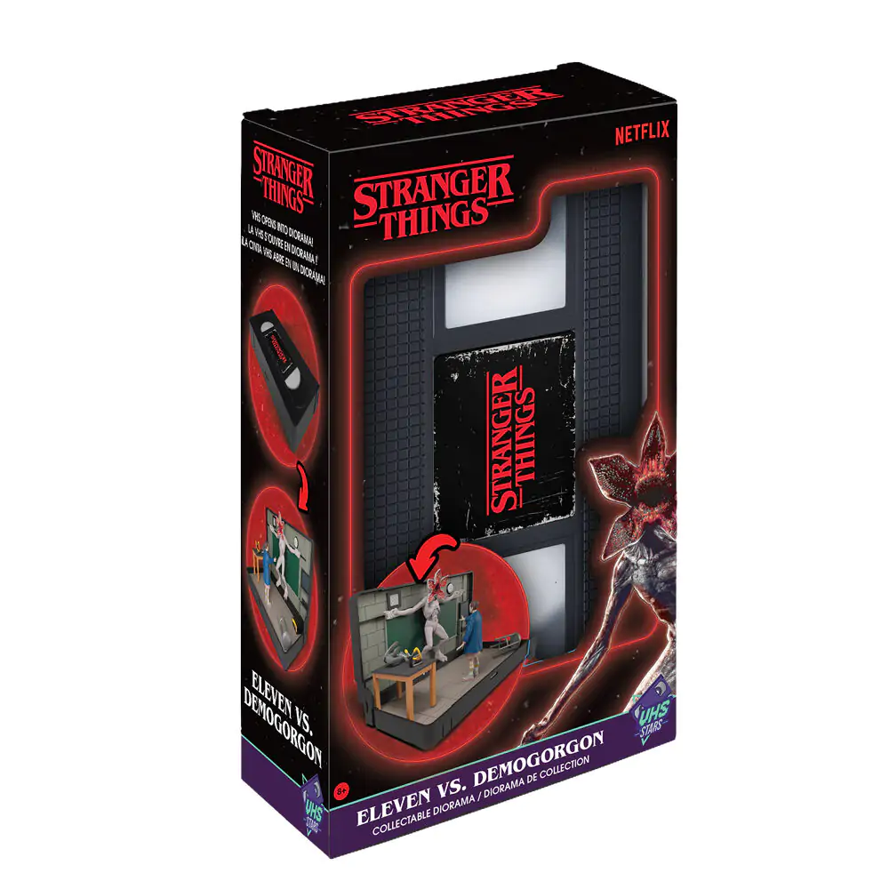 Console Heroes Stranger Things VHS diorama product photo