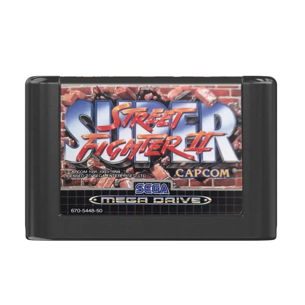 Console Heroes Street Figther Mega Drive diorama product photo