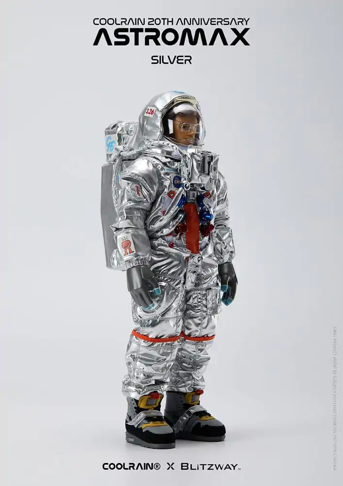 Coolrain Blue Labo Series Action Figure 1/6 Astromax (Silver Version) 32 cm product photo